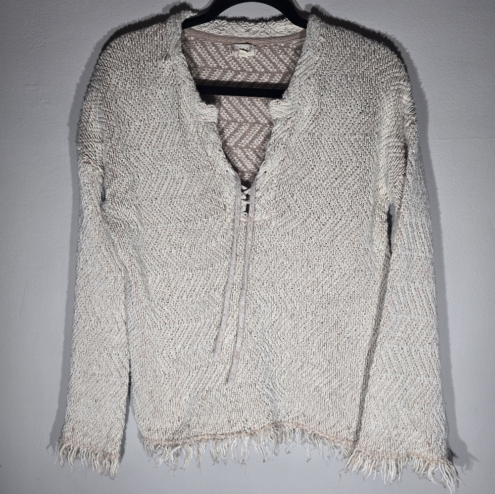 HEM & THREAD KNIT BEACHY SWEATER